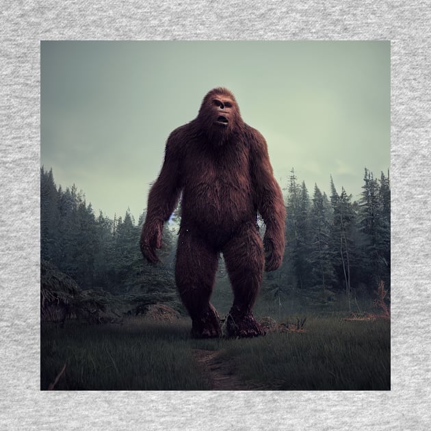 Sasquatch in Nature by Grassroots Green